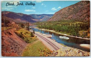 M-62167 Clark Fork Valley Scene Montana