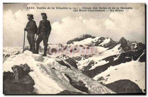Postcard Old Mountain Valley of Vesubie Peaks of Gelas and Maledia Mount Ciam...