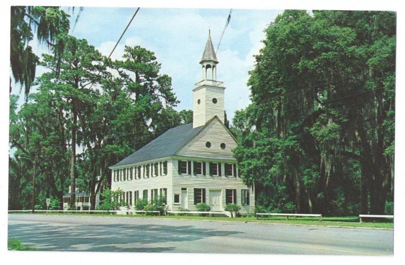 Midway Church Georgia Savannah Postcard