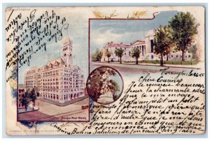 Washington DC, Post Office City Hall Cernier Switzerland Torrington CT Postcard 