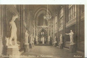 London Postcard - St Stephens Hall - Houses of Parliament - Ref 11912A