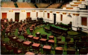 Postcard Senate Chamber at the U.S. Capitol in Washington D.C.