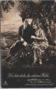 Romantic Couple In Love Vintage RPPC C140