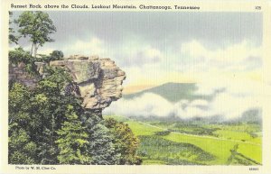 Sunset Rock Above the Clouds on Lookout Mountain Chattanooga Tennessee