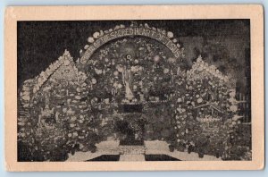 Wyoming Minnesota MN Postcard Grotto Sacred Heart Of Jesus Scene c1905's Antique