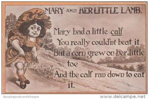 Mary &  Her Little Lamb 1909