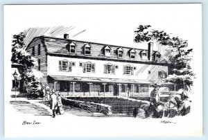 NIAGARA on the Lake, Ontario Canada ~ OBAN INN Hotel - Artist Signed Postcard