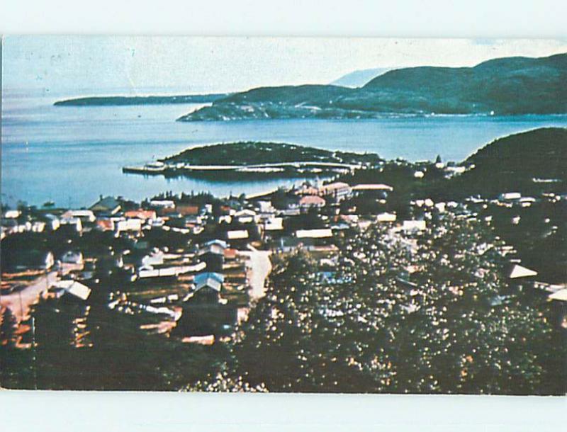 Pre-1980 TOWN VIEW SCENE Tadoussac Quebec QC p9571