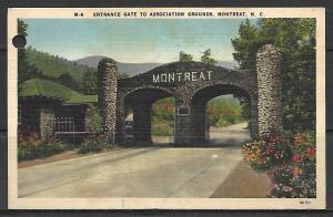 North Carolina, Montreat - Entrance Gate To Association Grounds - [NC-006]