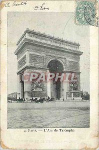 Old Postcard 4 paris the triumphal arch
