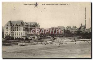 Old Postcard Saint Lunaire The Beach