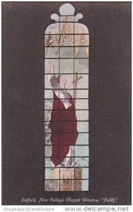 England Oxford New College Chapel Window Faith