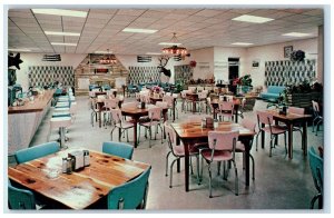 c1950's Neal's Cafe & Restaurant Interior Dining Springdale Arkansas AK Postcard