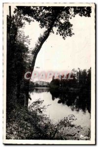 Old Postcard Larche (Correze) The edges of the Vezere and view Larche