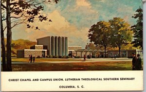 Columbia SC Christ Chapel & Campus Union Lutheran Theological Seminary Postcard