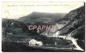 Old Postcard Dauphine Villars de Lans Gorge Road Bourne and Goultes