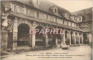 Old Postcard Rennes Cloitre st Melaine