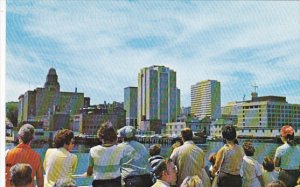 Canada Halifax Skyline Seen From Tour Boat Nova Scotia