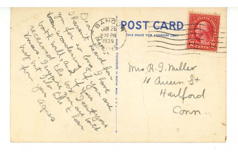 ME - Bangor. Peirce Memorial 