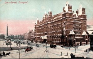 England Liverpool Trolley On LIme Street In Winter