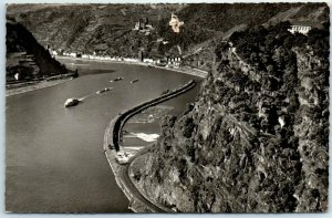 M-18927 The Rhine Loreley St Goarshausen and Katz Castle St Goarshausen Germany