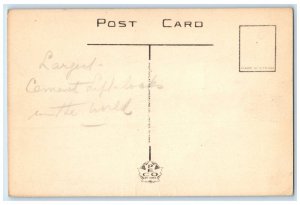 View Of Lift Locks Peterborough Ontario Canada Unposted Vintage Postcard