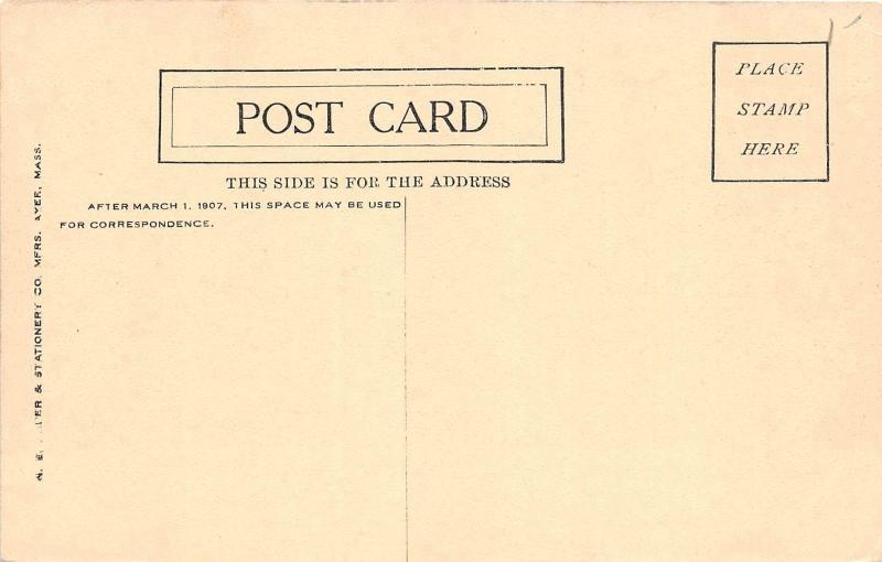 D89/ Navarre Ohio Postcard c1910 The Old Water Mill in Winter Snow