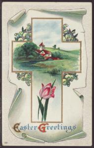 Easter Greetings,Tulip,Scene