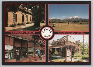 Laveta Colorado~Ft Francisco Museum~Grandote Golf Course~Continental Postcard