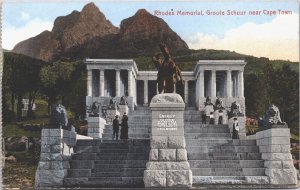 South Africa Rhodes Memorial Groote Schuur Cape Town Vintage Postcard 05.42