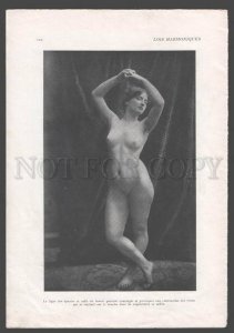 092769 ART NOUVEAU FRENCH NUDE RISQUE GIRS phototypes #99-100