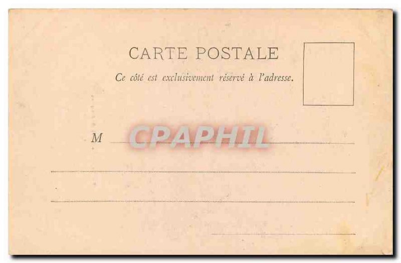 Old Postcard Paris St Jacques Tower