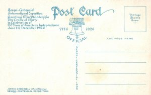 Vintage Postcard Sesqui-Centennial International Exposition Philadelphia Penna
