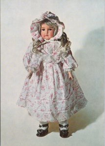 Toys Postcard - French Bisque Doll, 1896, Bethnal Green Museum  RR18262