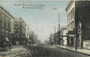 FREMONT, Nebraska NE ~ SIXTH STREET Scene 1909 Dodge County - Photoette Postcard