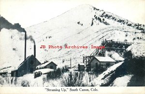 CO, South Canon, Colorado, Steaming Up, Mining Scene, Mine