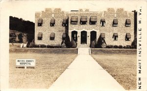 G48/ New Martinsville West Virginia Real Photo RPPC Postcard 1942 Hospital