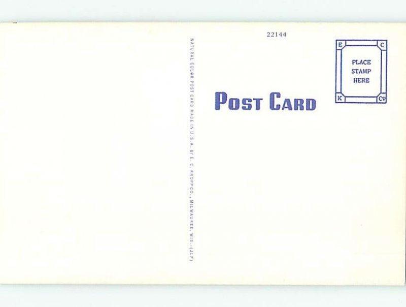 Unused Linen HISTORIC HOME Janesville Wisconsin WI d0865