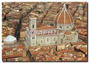 Postcard Modern Firenze Dome Aerial view