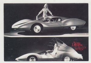 P3078, vintage postcard car auto vetts dream corvette 1967 astro1,mid engine