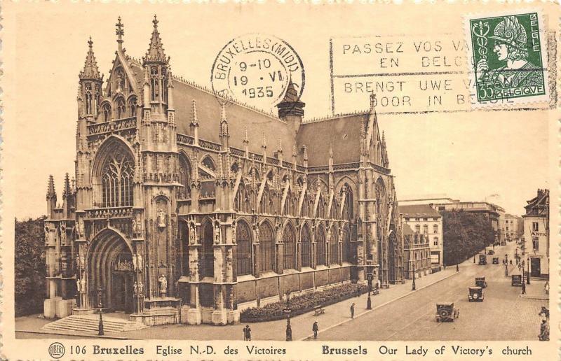 Br34761 Bruxelles Eglise Notre Dame    Belgium