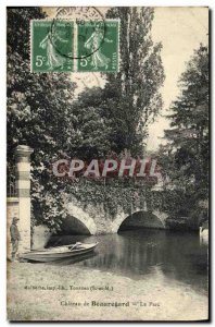 Old Postcard Chateau De Beauregard Park