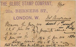 Entier Postal Stationery Postal Britain Great Britain 1 / 2p + 1 1 / 2p Londo...