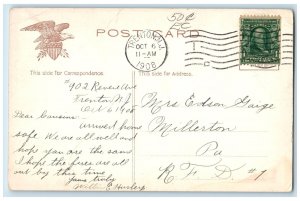 1908 Presbyterian Church Organized 1712 Trenton New Jersey NJ Posted Postcard