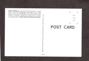 IA Tree Notes National Handcraft Institute Des Moines Iowa Postcard Advertising