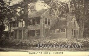 Home of Hawthorne - Concord, Massachusetts MA