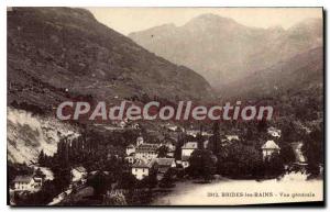 Old Postcard Brides Les Bains Vue Generale