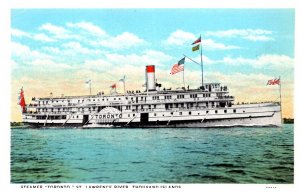 Steamer Toronto , St.lawrence River