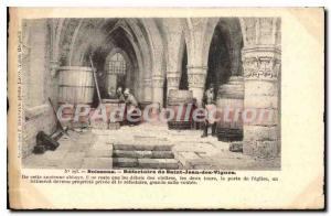 Postcard Soissons Old Refectory of Saint Jean des Vignes