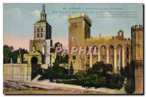 Old Postcard Avignon Notre Dame des Doms (Cathedral)